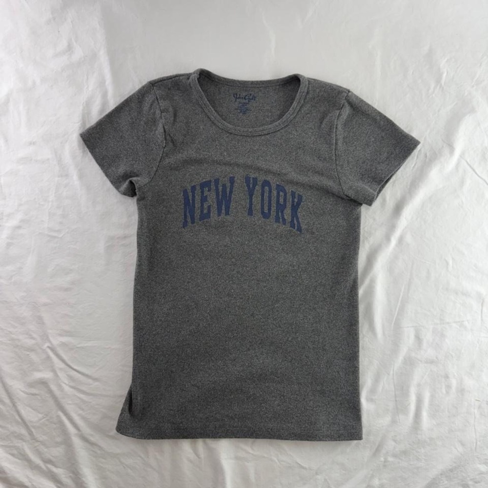 New York Baby Tee Sz OS Y2k Coquette Downtown Coquette Clean Girl